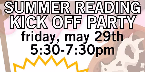 ADULT & TEEN SUMMER READING KICKOFF PARTY AND BACKYARD BINGO!