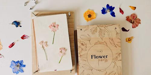 Pressing Cut Flowers at Finley Farms