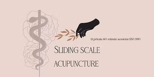 \u262f\ufe0f\u2728Sliding Scale Private 60-Minute Acupuncture Sessions\u2728\u262f\ufe0f