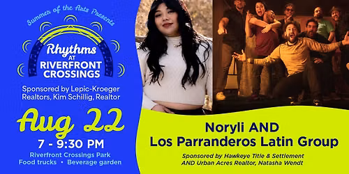 Rhythms at Riverfront Crossings: Noryli AND Parranderos Latin Combo