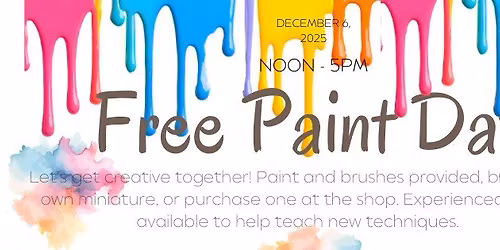 Free Paint Day