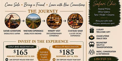 Girl, Let's Go! Safari, Sips & Sisterhood