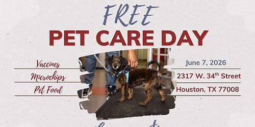 Free Pet Care Day at RPM- APPOINTMENT REQUIRED