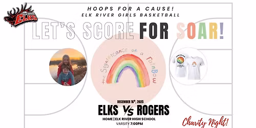 ERHS Girls Basketball Charity Night! Let's Score for S.O.A.R.