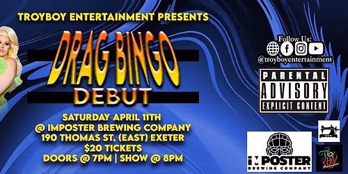 Drag Bingo *DEBUT* - Exeter - Apr. 11th