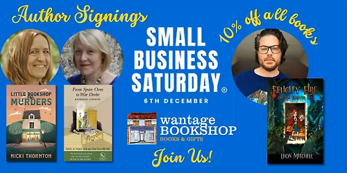 Small Business Saturday Celebration, Wantage Bookshop