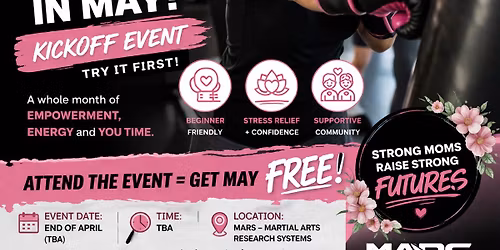 \ud83d\udc49 MOMS TRAIN FREE IN MAY KICK OFF EVENT \ud83d\udc90