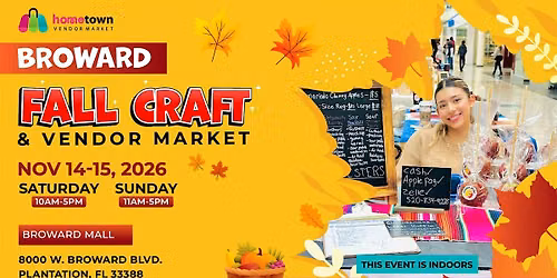 Broward Fall Craft & Vendor Market