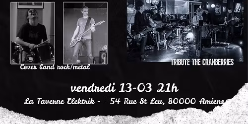 Concert de "LOST MINDS " cover rock\/metal \/\/ 1\u00e8re partie "ZOMBERRIES" cover The Cranberries 