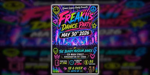 Gomez Legacy Family Presents: Freakiis Dance Party - Live at the Annex Theater