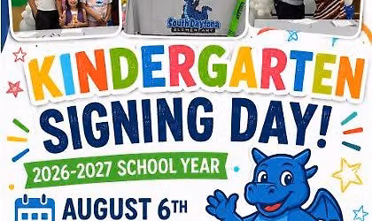 5th Annual Kindergarten Signing Day at South Daytona Elementary