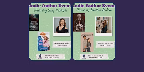 Indie Author Day at Love Stories!