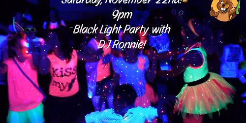 Black Light Party with DJ Ronnie!