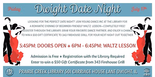 Dwight Library Date night Dance Lesson