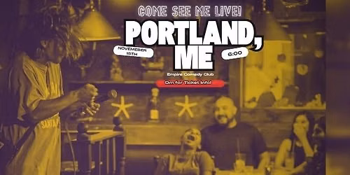 Stoney McBlaze Live Stand-Up Comedy Show Portland Maine November 15th