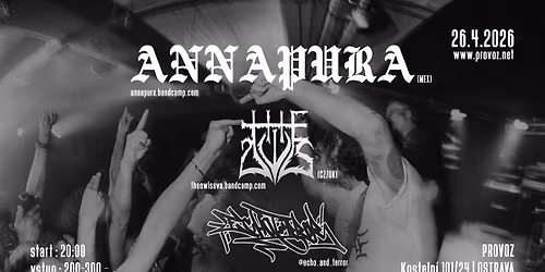 Annapura (MEX) + The Owls (CZ\/UK) + EchoTerror na Provoze | Ostrava
