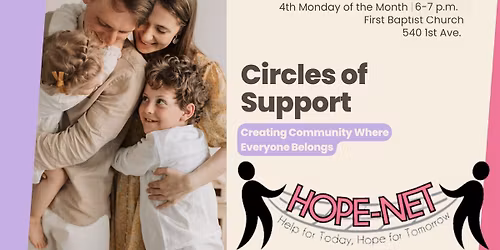 Circles of Support - Dinner & Santa!