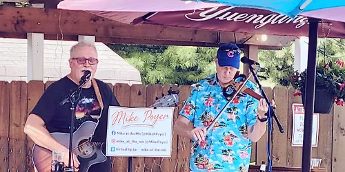 Mike Poyer with Violin Steve at Flanagan\u2019s Pub!