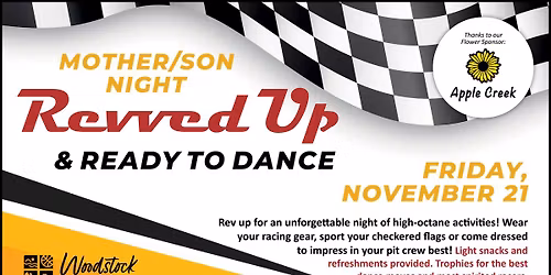 Mother\/Son Night: Revved Up & Ready to Dance