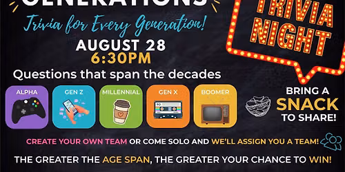 Generations Trivia Night