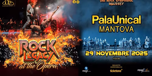 ROCK Leegacy At The Opera - Mantova - 29 Novembre - PalaUnical