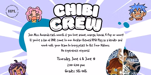 \ud83c\udf1f Chibi Crew: Avatar The Last Airbender RPG \ud83d\udca7\u26f0\ufe0f\ud83d\udd25\ud83d\udca8