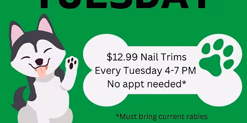 Toe Nail Tuesday 4-7pm