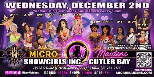 Cutler Bay, FL - Micro Maidens: The Show @Showgirls INC