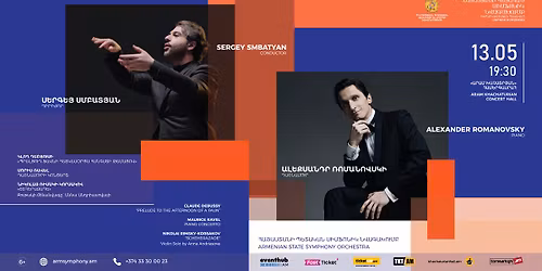 13.05 | RAVEL: PIANO CONCERTO, RIMSKY-KORSAKOV: "SCHEHERAZADE" | ALEXANDER ROMANOVSKY, ARMSYMPHONY