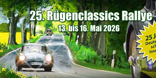25. R\u00fcgenclassics Rallye 2026