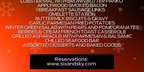 Christmas Brunch Buffet