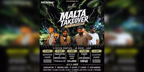\ud83d\udd25 THE MALTA TAKEOVER 2026: AN EXCLUSIVE FIVE-NIGHT FESTIVAL AFTERPARTY EXPERIENCE \ud83d\udd25