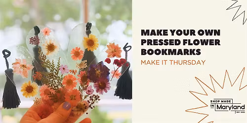 Make It Thursday: Make Your Own Pressed Flower Bookmarks