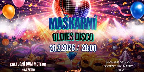 Ma\u0161karn\u00ed OLDIES diskot\u00e9ka v Meteoru