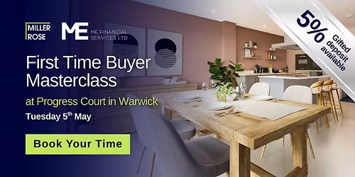 First Time Buyer Masterclass at Progress Court, Warwick