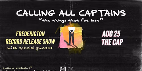 Calling All Captains Live In Fredericton