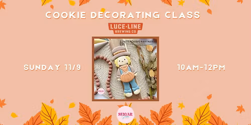 Fall Cookie Decorating Class at Luce Line Brewing
