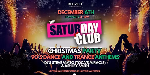 The Saturday Club Xmas Party