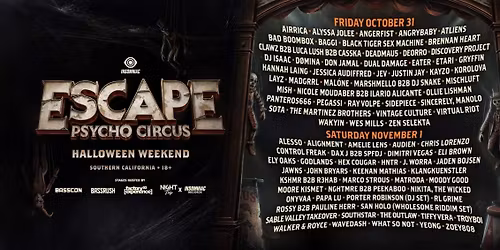 Escape Halloween: Deadmau5  Deorro  & Atliens - Friday