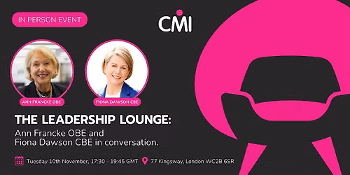The Leadership Lounge with Fiona Dawson CBE