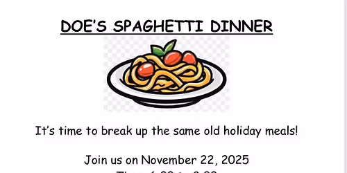 Spaghetti Dinner