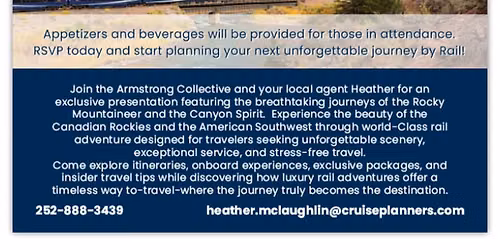 Luxury Train Travel Happy Hour