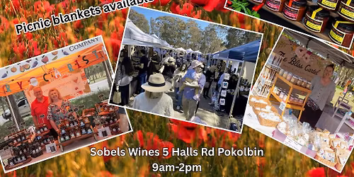 Handmade in the Hunter Markets-Sunday Anzac Day Weekend