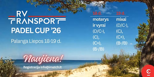 RV Transport Padel Cup \u201826 | Palanga