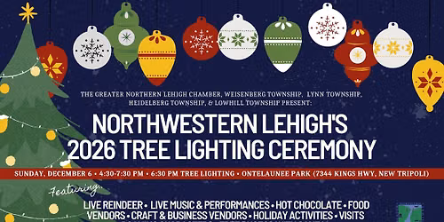 6th Annual NorthWestern Lehigh Tree Lighting Ceremony