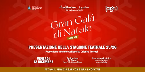 GRAN GALÀ DI NATALE + dj set