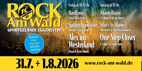 ROCK am WALD 2026 \u2013 Freitag, 31. Juli