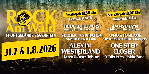  ROCK am WALD 2026 \u2013 Freitag, 31. Juli