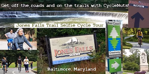 Baltimore, Maryland Jones Falls Trail Selfie Tour