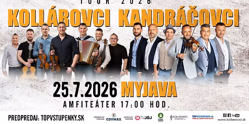 MYJAVA-KOLL\u00c1ROVCI & KANDR\u00c1\u010cOVCI \u2013 TOUR 2026